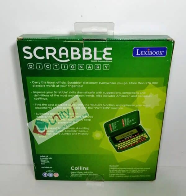 Unityj Uk Office Lexibook Scrabble Dictionary Electronic 1 501
