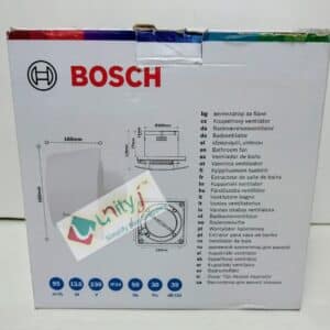 Unityj Uk Appliances Bosch Bathroom Extractor Fan 1500 W 100 1 740