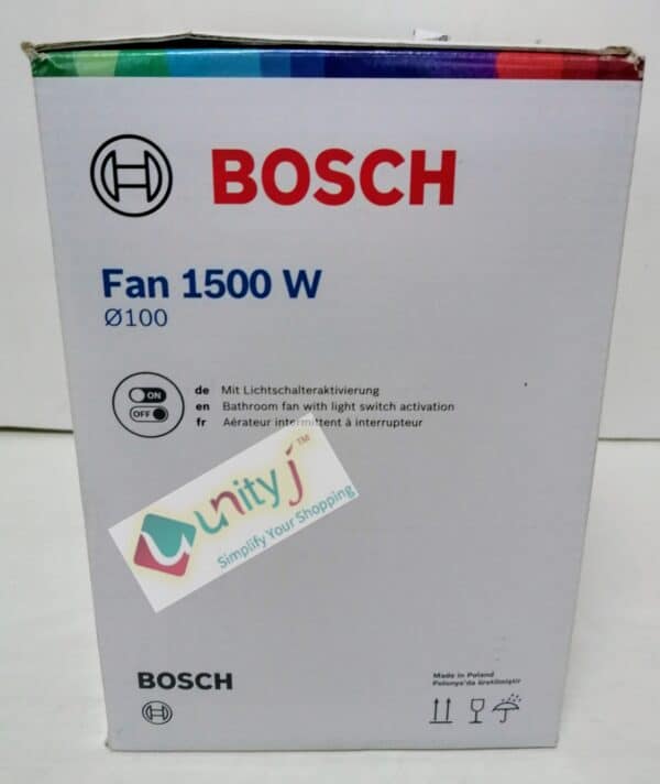 Unityj Uk Appliances Bosch Bathroom Extractor Fan 1500 W 100 2 741