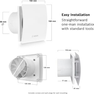 Unityj Uk Appliances Bosch Bathroom Extractor Fan 4 734