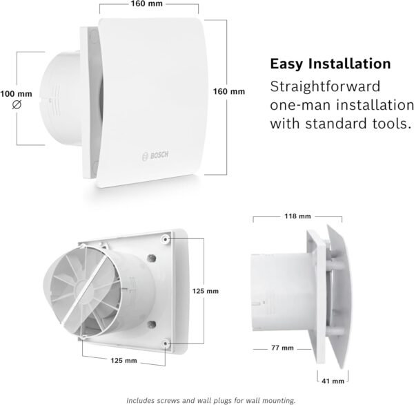 Unityj Uk Appliances Bosch Bathroom Extractor Fan 4 734