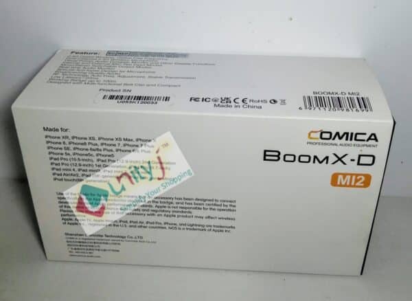 Unityj Uk Audio Video Comica BoomX DMI2 2.4G Wireless Microphone System 1 373