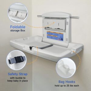 Unityj Uk Baby AIKE Wall Mounted Baby Changing Unit 3 453