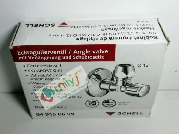 Unityj Uk Bath Schell Comfort Regulating Angle Valve 12 Inch 184