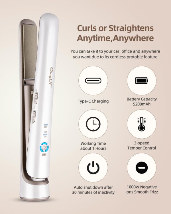 Unityj Uk Beauty CkeyiN Wireless Hair Straightener 2 665