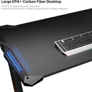 Unityj Uk Computers EUREKA ERGONOMIC Gaming Desk 3 1843
