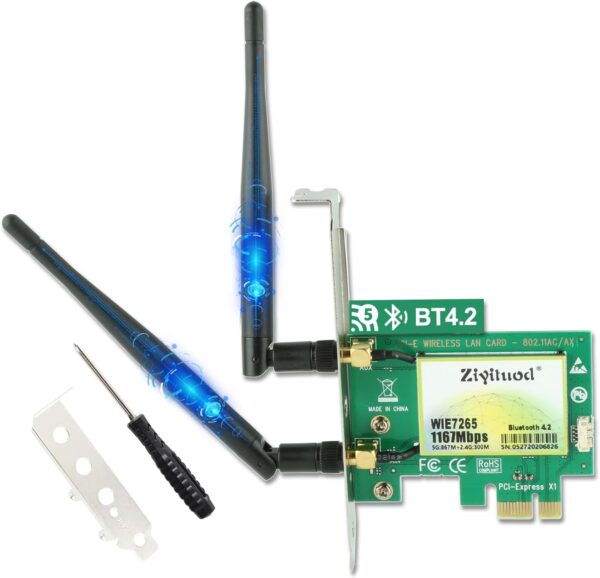 Unityj Uk Computers PCI E WiFi Card For PC 1696