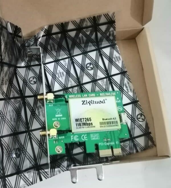 Unityj Uk Computers PCIE WiFi Card For PC, AC7265 1688