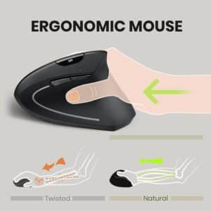 Unityj Uk Computers Perixx Ergonomic Vertical Wireless Mouse 1 1675