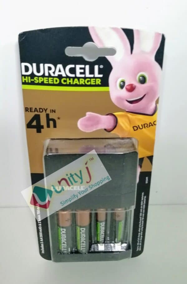 Unityj Uk Electronics Duracell 4 Hours Battery Charger With 2 AA And 2 AAA 124
