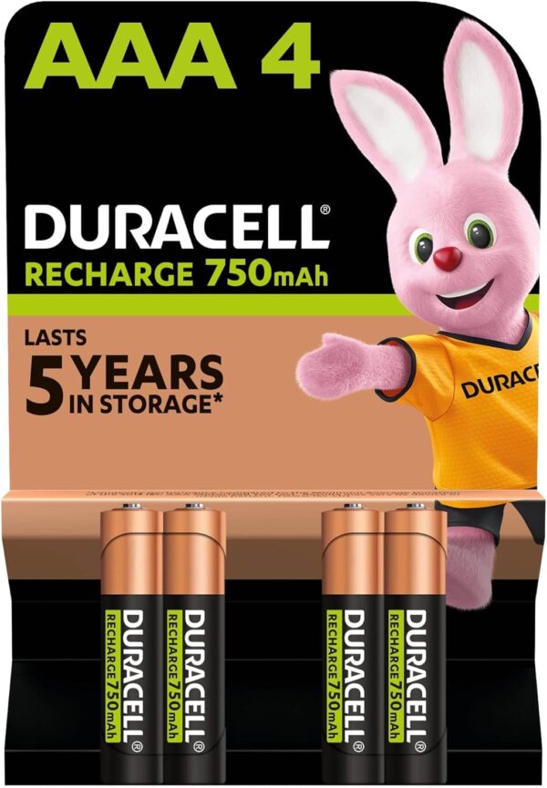 Unityj Uk Electronics Duracell AAA Rechargeable Batteries 139