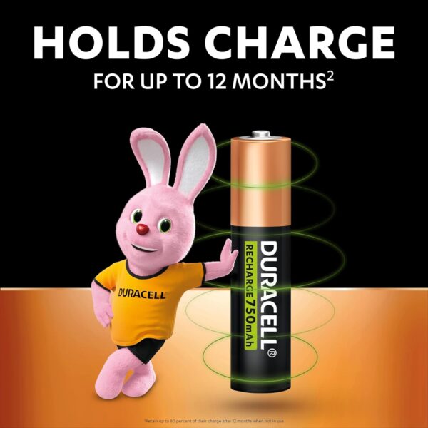 Unityj Uk Electronics Duracell AAA Rechargeable Batteries 3 136