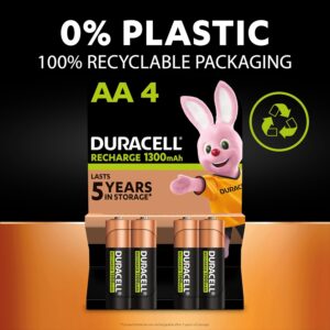 Unityj Uk Electronics Duracell AAA Rechargeable Batteries 4 135