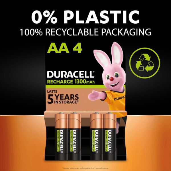 Unityj Uk Electronics Duracell AAA Rechargeable Batteries 4 135