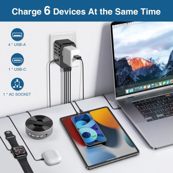 Unityj Uk Electronics Universal Travel Adapter 2 115