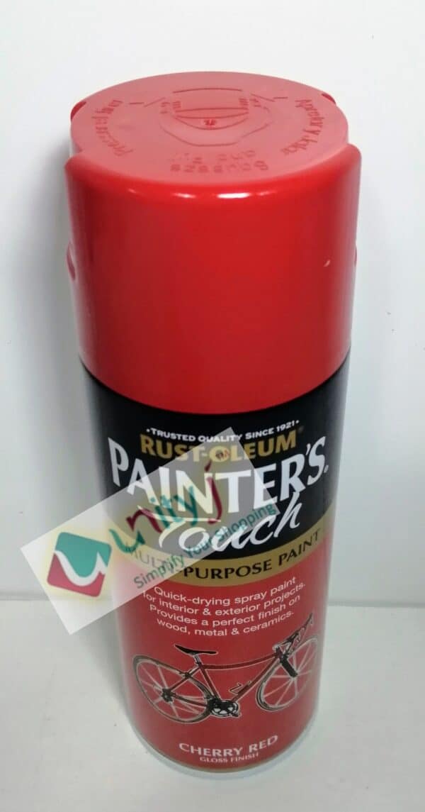 Unityj Uk Furniture Rust Oleum 400ml Painter's Touch Spray Paint Cherry Red Gloss 21