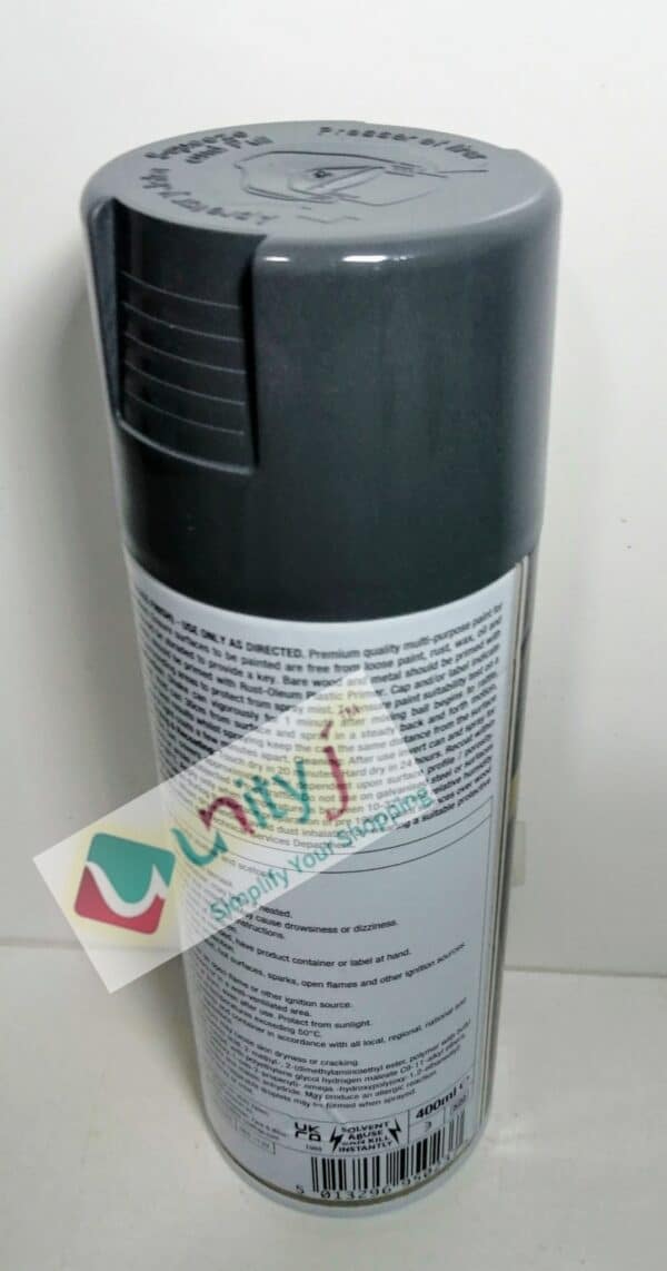 Unityj Uk Furniture Rust Oleum 400ml Painter's Touch Spray Paint Dark Grey 1 14