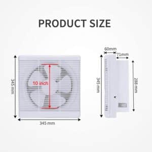 Unityj Uk Household MEQATS Extractor Fan With Shutter 2 589
