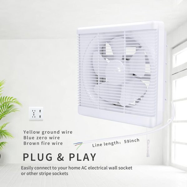 Unityj Uk Household MEQATS Extractor Fan With Shutter 5 586