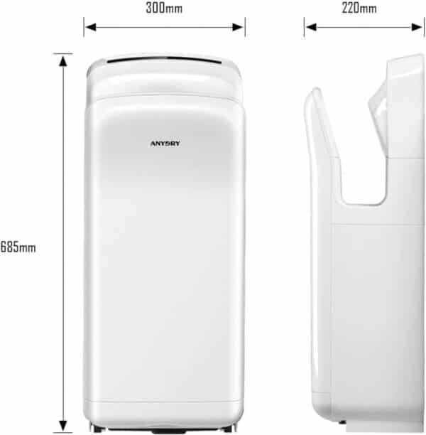Unityj Uk Household Anydry Commercial Hand Dryer 5 575
