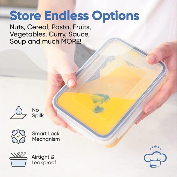 Unityj Uk Kitchen Appliances Chef's Path Food Containers With Lids 2 1906