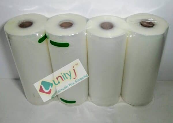 Unityj Uk Kitchen Appliances Food Vacuum Sealer Bags Rolls, 4Pack 20x1500cm 1 1919