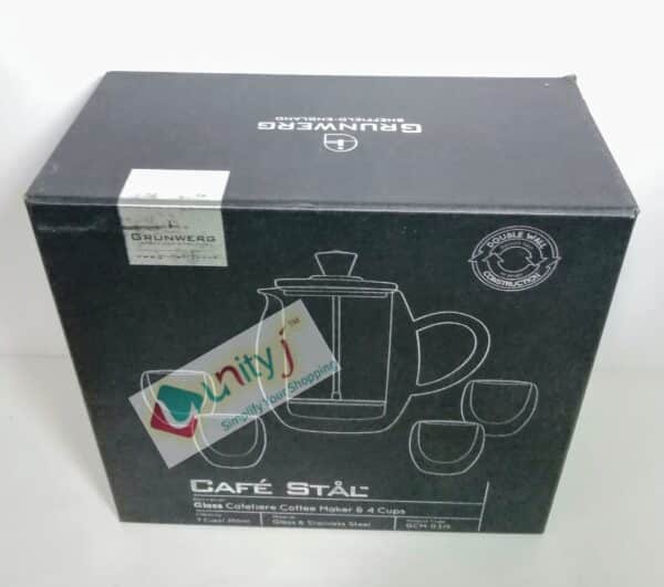Unityj Uk Kitchen Appliances Grunwerg Café Stål Double Wall Thermal 1915