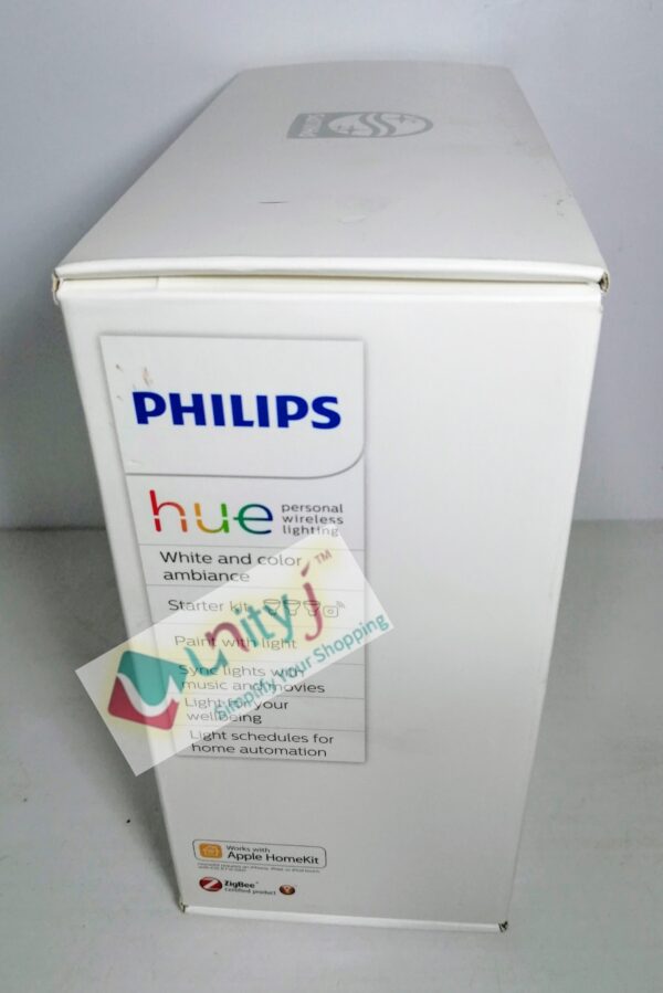 Unityj Uk Lighting Philips 3 Light Smart Bulb Starter Kit + Communication Bridge, White And Colour 2 146