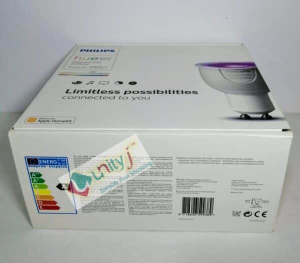 Unityj Uk Lighting Philips 3 Light Smart Bulb Starter Kit + Communication Bridge, White And Colour 3 147