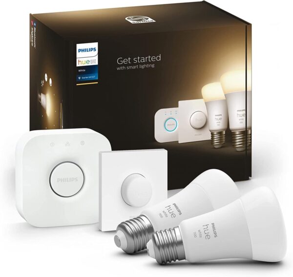 Unityj Uk Lighting Philips Hue White Smart Light Bulb Starter Kit 160