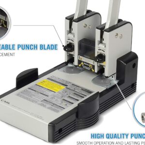 Unityj Uk Office Carl MFG Heavy Duty 2 Hole Punch 3 522