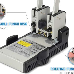 Unityj Uk Office Carl MFG Heavy Duty 2 Hole Punch 4 521
