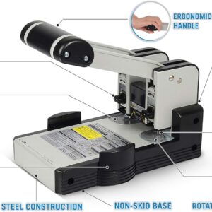 Unityj Uk Office Carl MFG Heavy Duty 2 Hole Punch 7 518