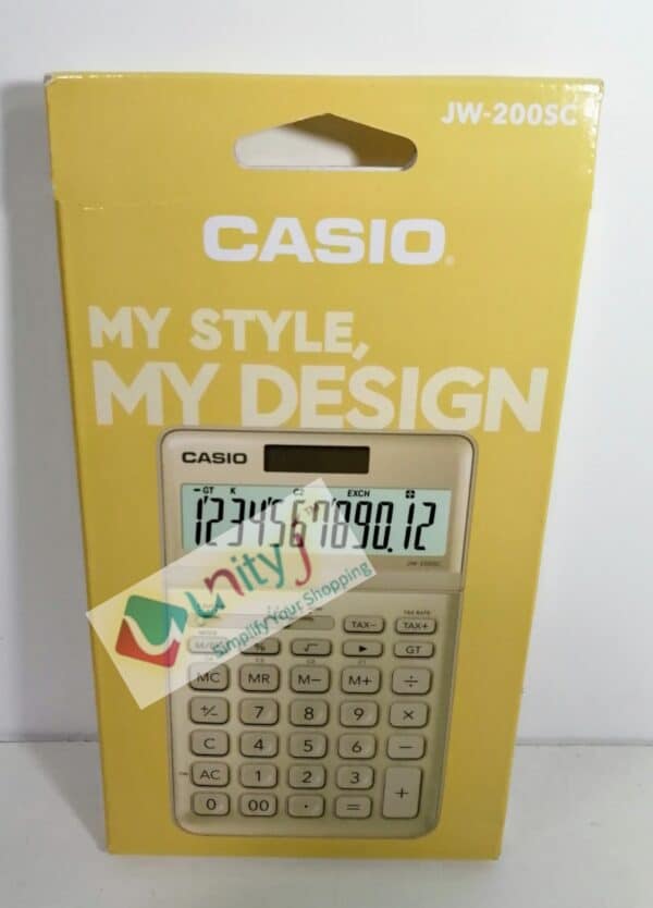 Unityj Uk Office Casio JW 200SC GD 540
