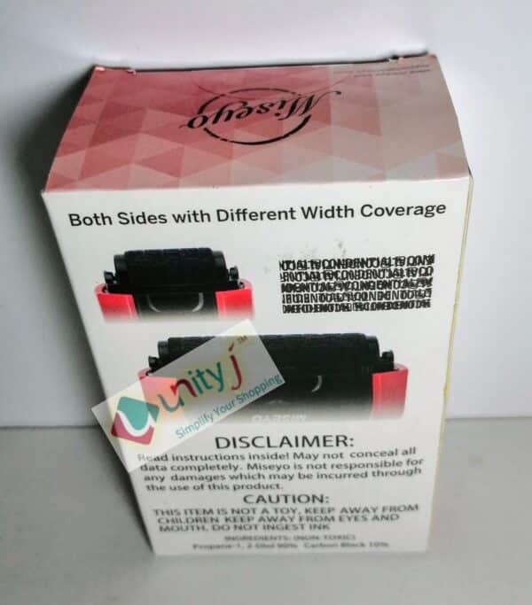 Unityj Uk Office Miseyo 2 In 1 Identity Theft Protection Roller Stamps 1 569