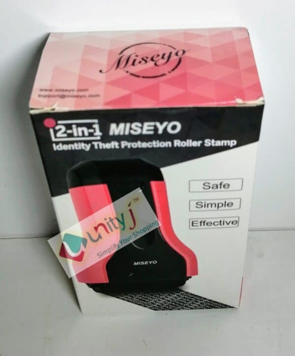 Unityj Uk Office Miseyo 2 In 1 Identity Theft Protection Roller Stamps 568