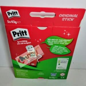 Unityj Uk Office Pritt Glue Stick, Pack Of 5 1 545