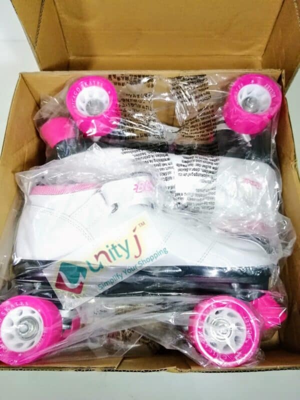 Unityj Uk Sports Chicago Bullet Ladies Speed Roller Skate –White Size 10 136
