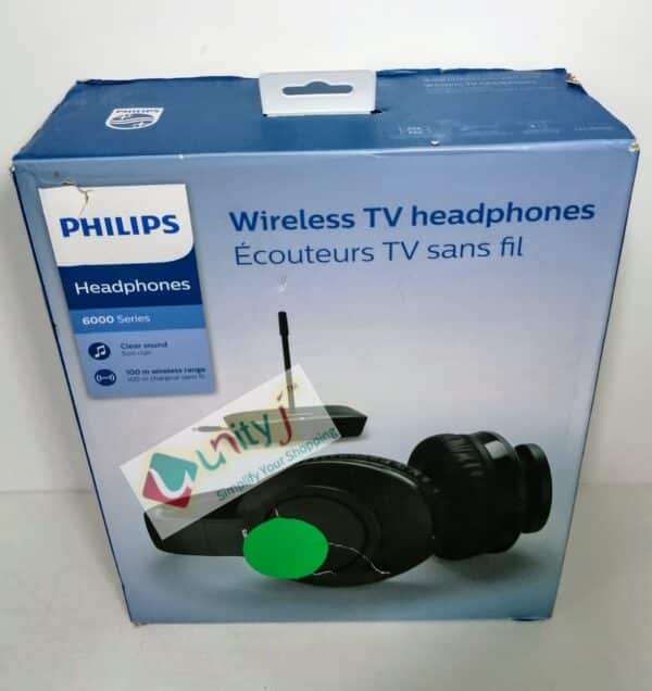 Unityj Uk Audio Video PHILIPS H6005BK10 Over Ear TV Headphones 396