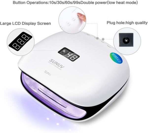 Unityj Uk Beauty SUNUV UV LED Nail Lamp 5 757