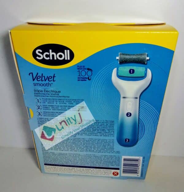 Unityj Uk Beauty Scholl Velvet Smooth Electric Foot File With Marine Minerals 1 764