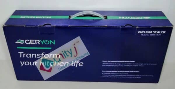 Unityj Uk Kitchen Appliances GERYON Vacuum Sealer Machine 1946