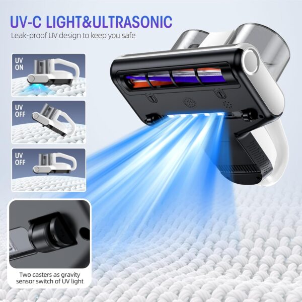 Unityj Uk Appliances MEQATS Mattress Vacuum Cleaner 2 781