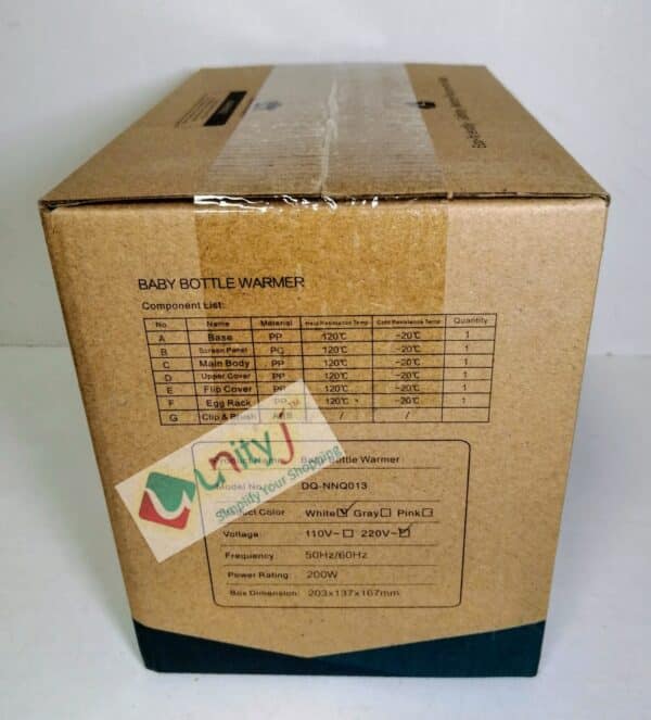 Unityj Uk Baby MEQATS Electric Baby Bottle Warmer 2 466