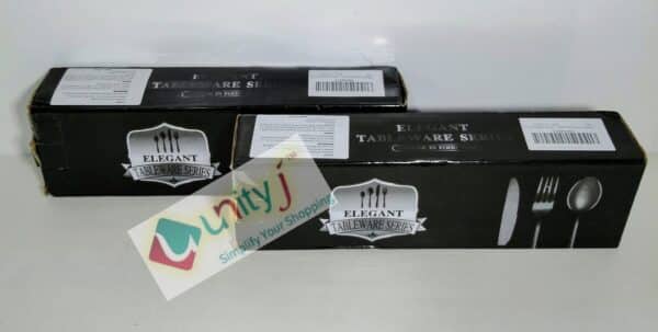 Unityj Uk Kitchen MEQATS 32 Piece Stainless Steel Cutlery Set 101