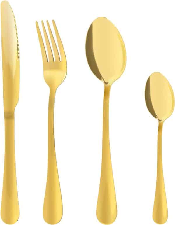 Unityj Uk Kitchen MEQATS 32 Piece Stainless Steel Cutlery Set 105