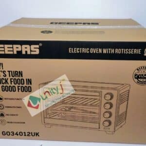 Unityj Uk Kitchen Appliances Geepas Electric Mini Oven With Rotisserie, 60L 1 1980