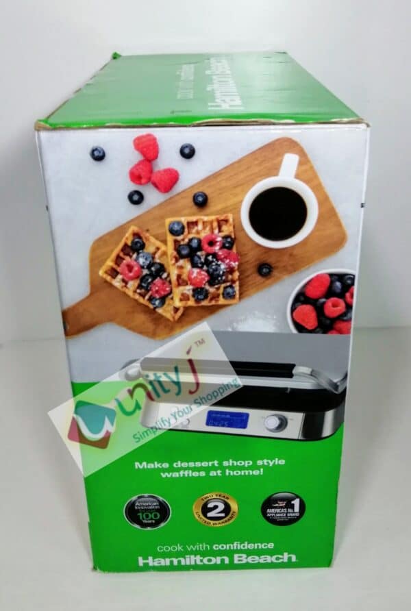 Unityj Uk Kitchen Appliances Hamilton Beach Pro Smart Waffle Maker 2 1981