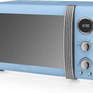 Unityj Uk Kitchen Appliances Swan Digital 800W Retro Microwave Oven 1976