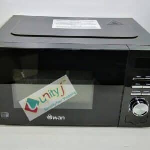 Unityj Uk Kitchen Appliances Swan20L 700W Digital Microwave Black 1989